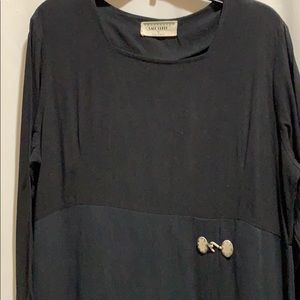 VTG MAXI SAGE CREEK @LIZ ENCE BLK/METAL ADORN